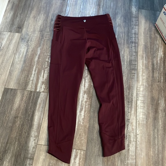 Free People movement wonderstruck leggings maroon wine medium - Picture 7 of 9